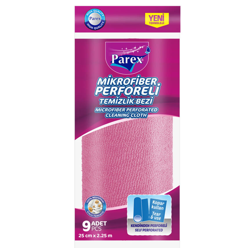 Parex Mikrofiber Rulo Bez 9'lu - 1