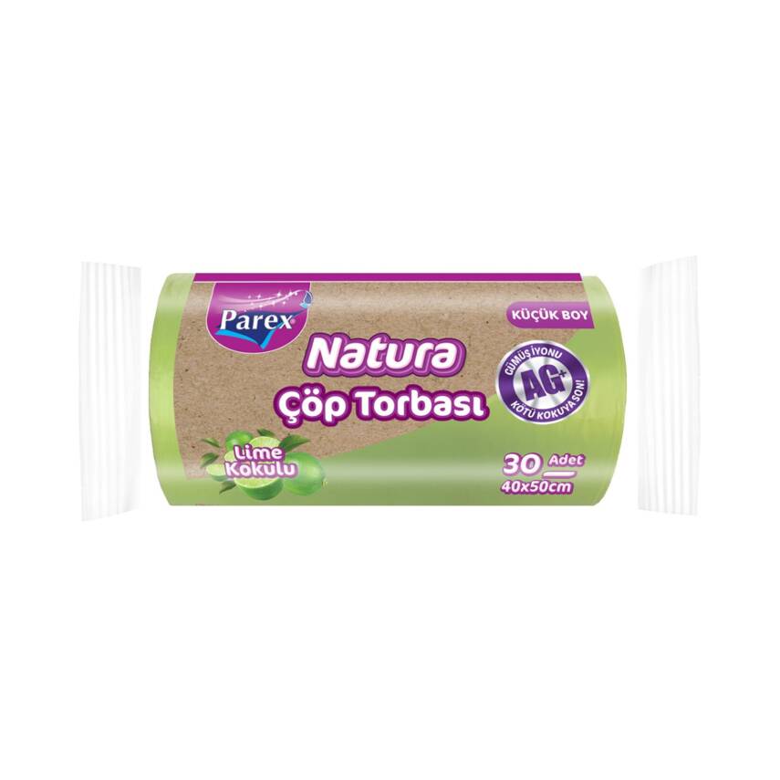 Parex Natura Çöp Torbası Lime Kokulu Küçük Boy 30'lu - 1