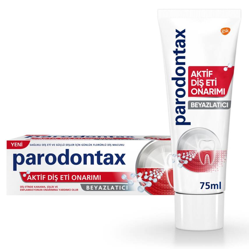 Parodontax Aktif Diş Eti Onarımı Beyazlatıcı 75Ml - 1