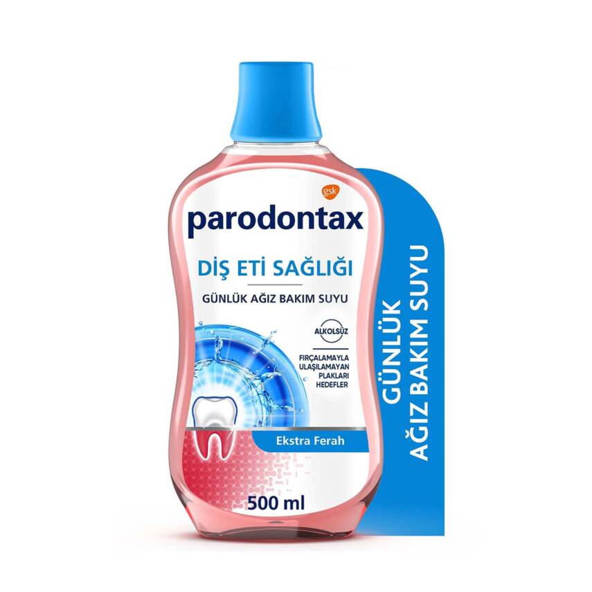 Parodontax Ekstra Ferah Ağız Bakım Suyu 500 Ml - 1