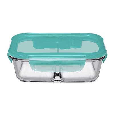 Paşabahçe Lockie&Lock Bölmeli Saklama Kabı Yeşil Kapak 1010 Cc - Paşabahçe