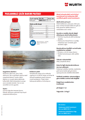 Paslanmaz Çelik Bakım Pastası 400gr - 7