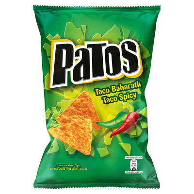 Patos Taco Baharatlı Mısır Cipsi 135 G - Patos