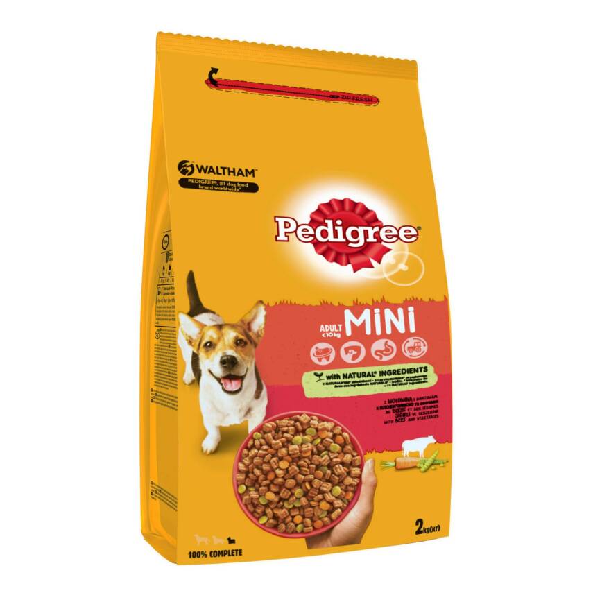 Pedigree Küçük Köpek Biftekli ve Sebzeli 2 Kg - 1