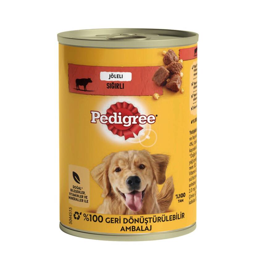 Pedigree Sığırlı Konserve Yaş Mama 400 G - 1