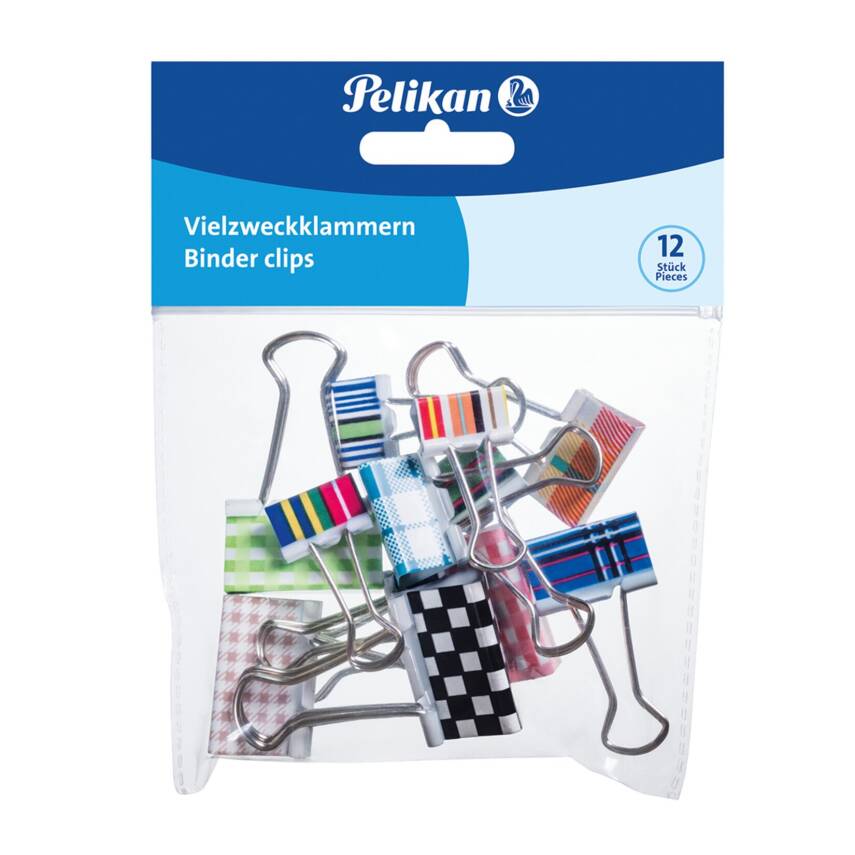 Pelikan 12'li Kağıt Klipsi - 1
