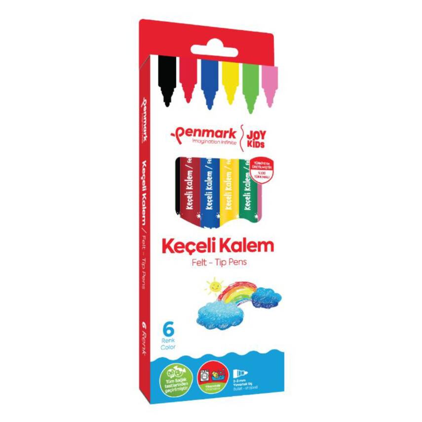 Penmark Süper Yıkanabilir Keçeli Kalem 6'lı - 1