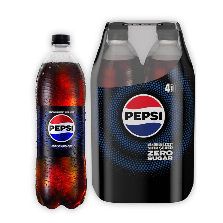 Pepsi Zero Sugar Kola Pet 4 x 1 L - 1