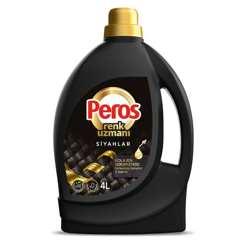 Peros Sıvı Bakım Çamaşır Deterjanı Siyahlar 4 L - 1