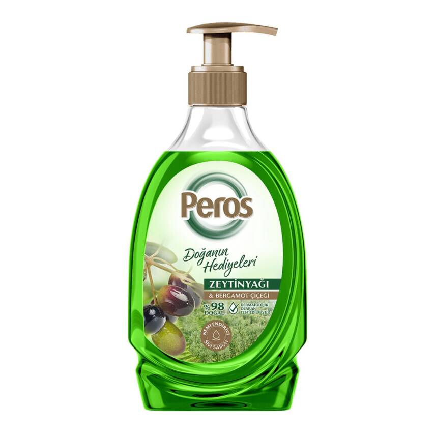 Peros Sıvı Sabun Zeytinyağı & Bergamot Çiçeği 392 Ml - 1