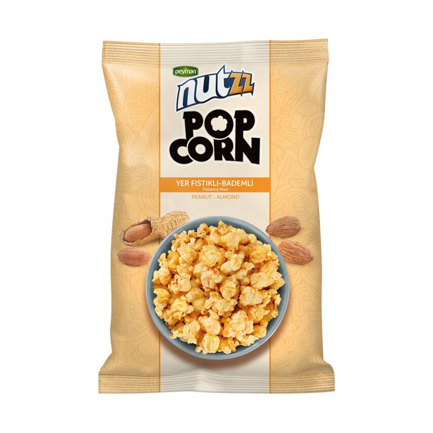 Peyman Nutzz Popcorn Fıstık - Badem 85 G - 1