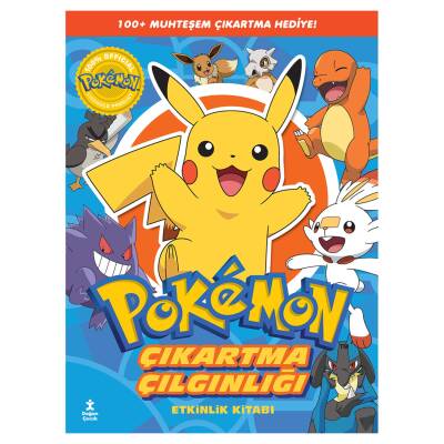 Pokemon Pikachu Çıkartma Çılgınlığı - Kitap