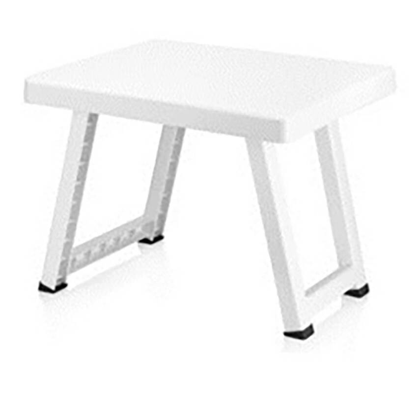 Poliwork Katlanır Plastik Masa Beyaz 50 Cm - 1