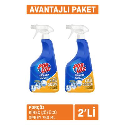 Porçöz Kireç Çözücü Sprey 2 X 750 Ml - Porçöz