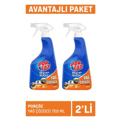 Porçöz Yağ Çözücü 2 X 750 Ml - Porçöz