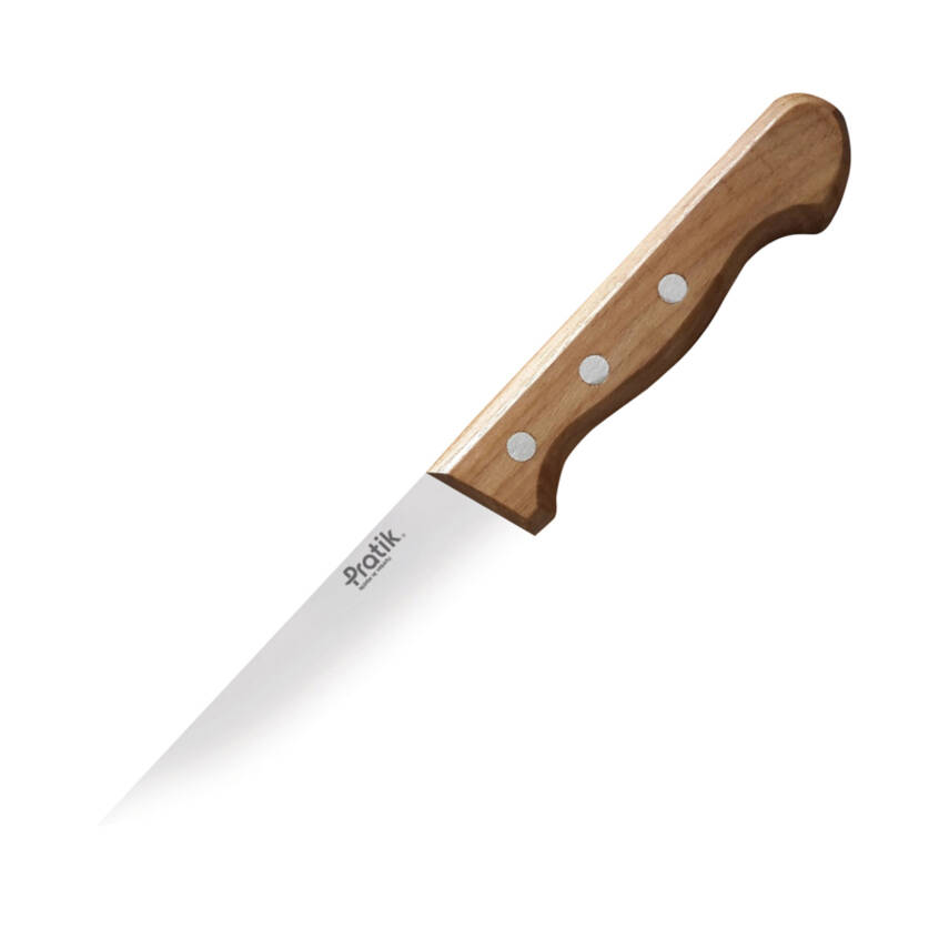 Pratik Ahşap Ceviz Saplı Et Bıçağı No:0 12 Cm - 1