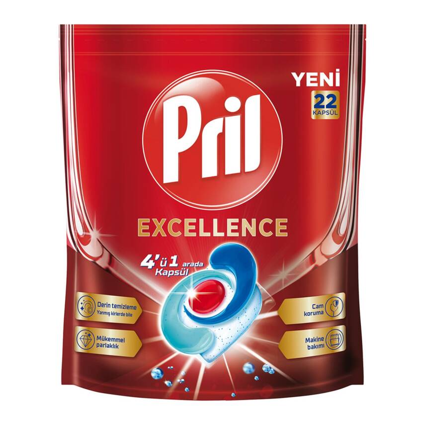 Pril Excellence Bulaşık Kapsülü 22'li 398,2 G - 1