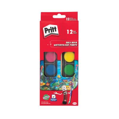 Pritt 12'li Suluboya - Büyük Tablet - Pritt