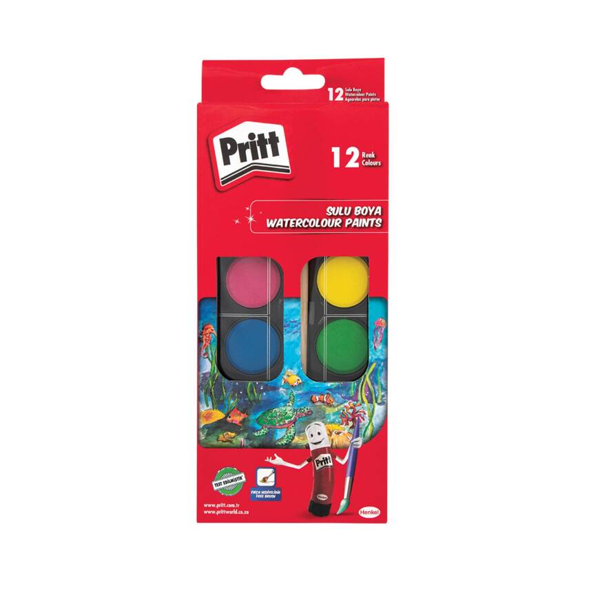 Pritt 12'li Suluboya - Büyük Tablet - 1