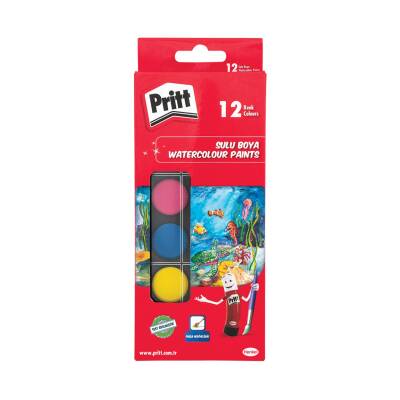 Pritt 12'li Suluboya - Küçük Tablet - Pritt