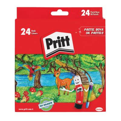 Pritt 24'Lü Pastel Boya Karton Kutulu - Pritt