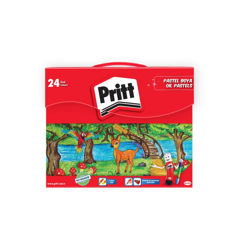 Pritt Çantalı Pastel Boya 24'Lü - 1