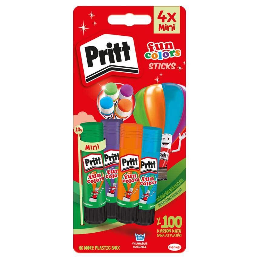 Pritt Fun Colors 4x10g Stick Yapıştırıcı - 1