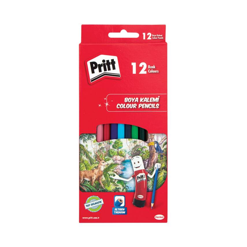 Pritt Kuru Boya 12'li Karton Kutu - 1