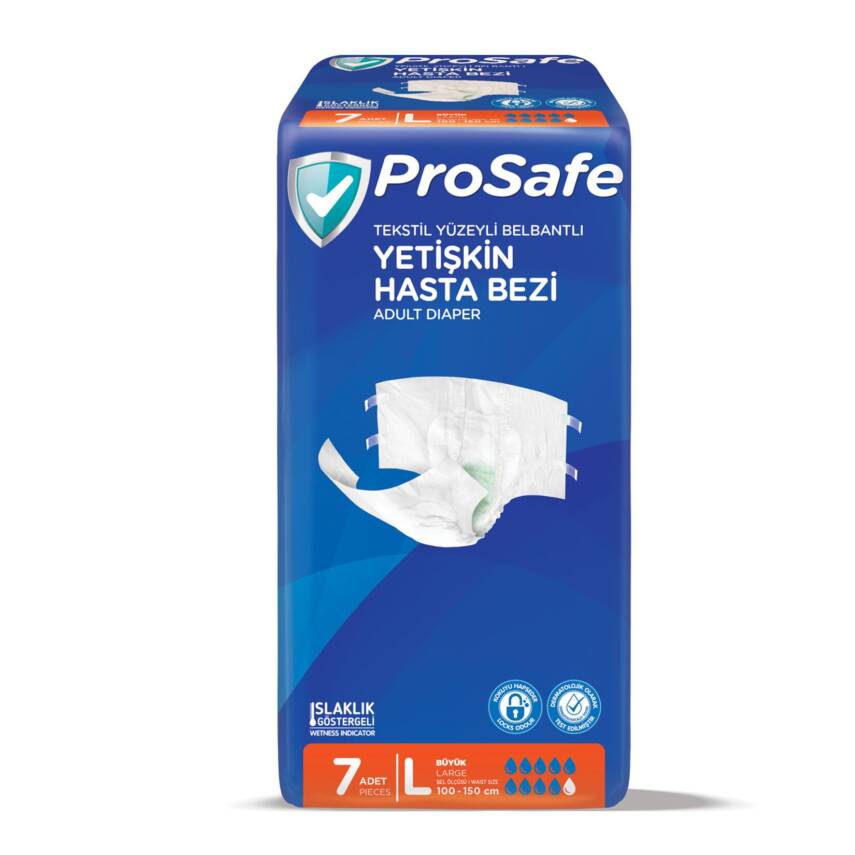 Prosafe Belbantlı Hasta Bezi Büyük 7'li - 1