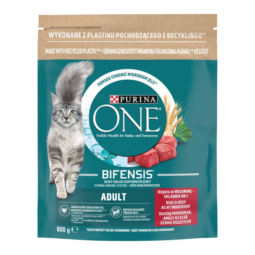 Purina One Sığır Etli Kuru Kedi Maması 800 G - 1