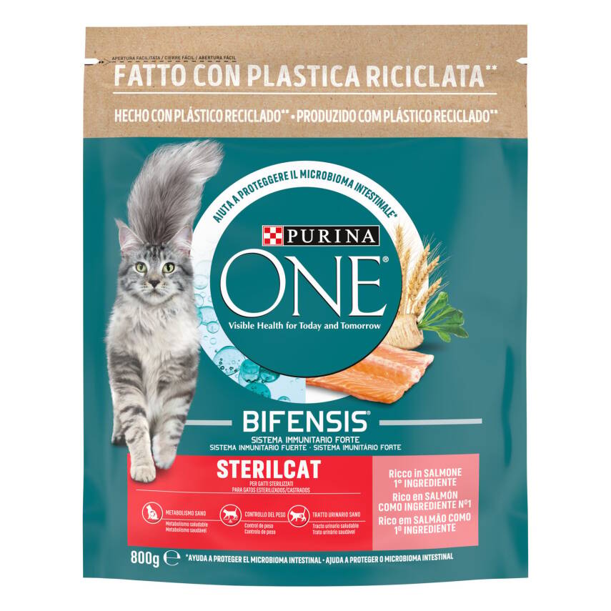 Purina One Steril Kedi Somonlu 800 G - 1