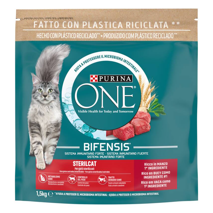 Purina One Steril Sığır Etli Kedi Maması 1.5 Kg - 1
