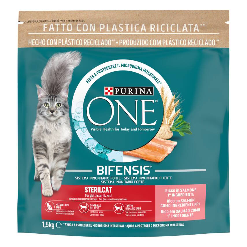 Purina One Steril Somonlu Kedi Maması 1.5 Kg - 1