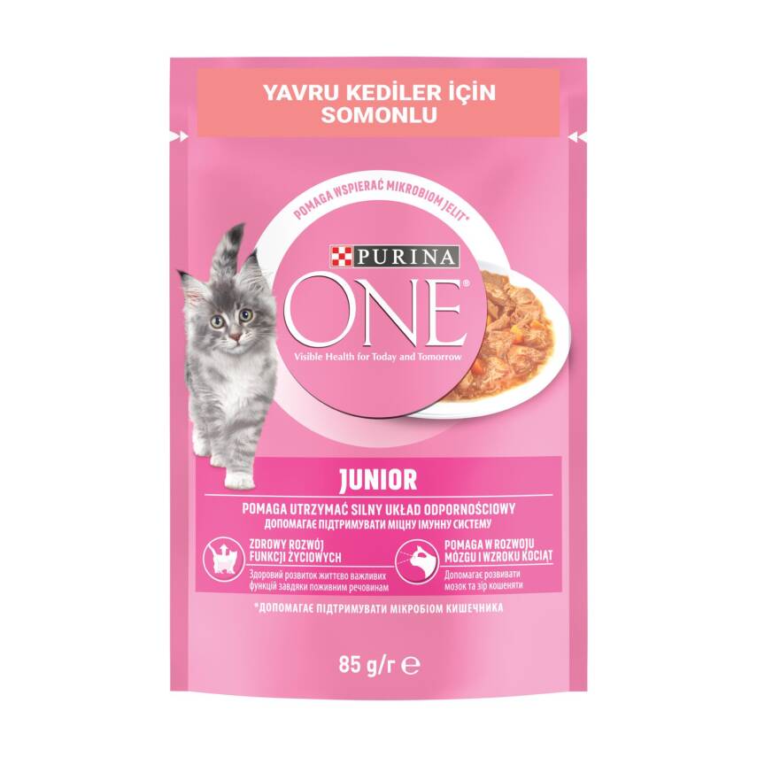 Purina One Yavru Kedi Maması Somon & Havuç 85 G - 1
