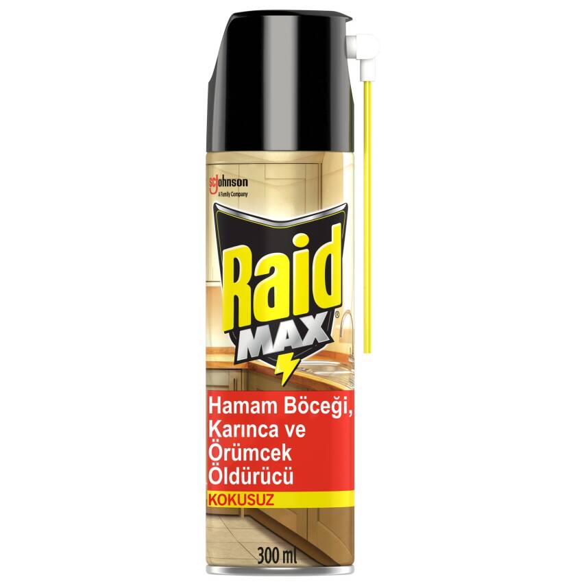 Raid Böceksavar Max Aerosol 300 Ml - 1