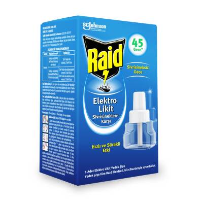 Raid Elekro Likit Yedek 45 Gece - Raid