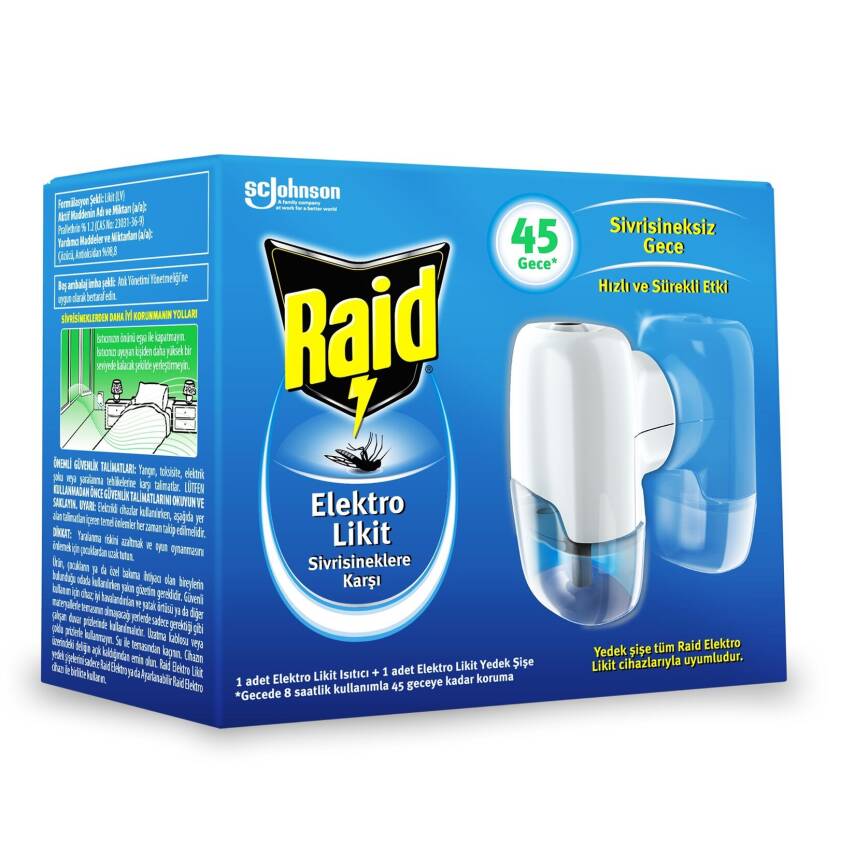 Raid Makine+ Likit Yedek 45 Gece - 1