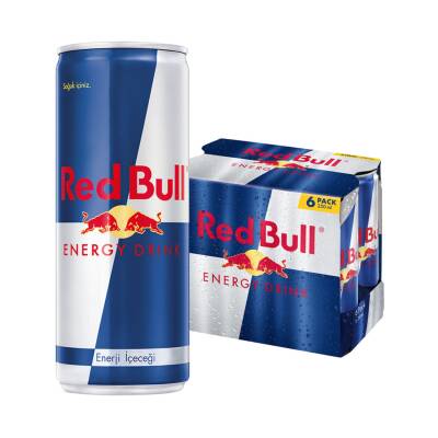 Red Bull Enerji İçeceği 6'lı Paket - 6X250 Ml - Red Bull
