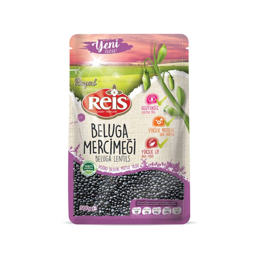 Reis Royal Beluga Mercimeği 500 G - 1