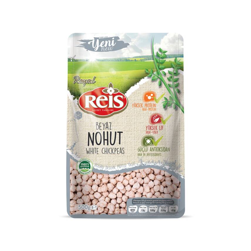 Reis Royal Beyaz Nohut 500 G - 1