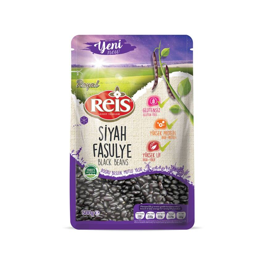 Reis Royal Siyah Fasulye 500 G - 1