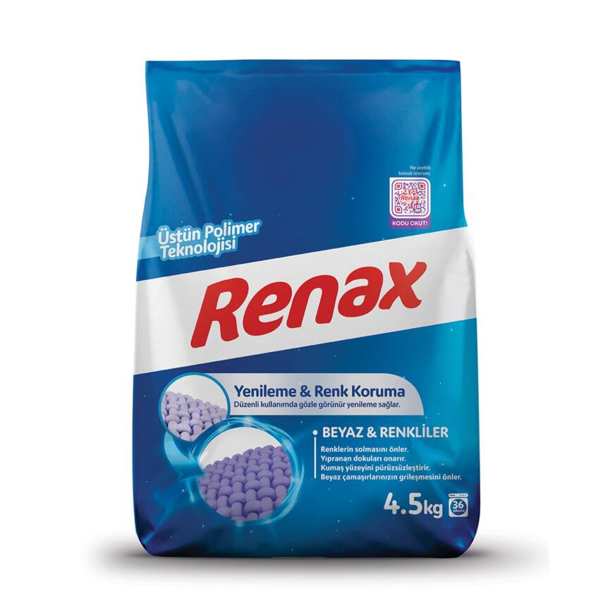 Renax Beyaz ve Renkliler İçin Matik Deterjan 4.5Kg - 1