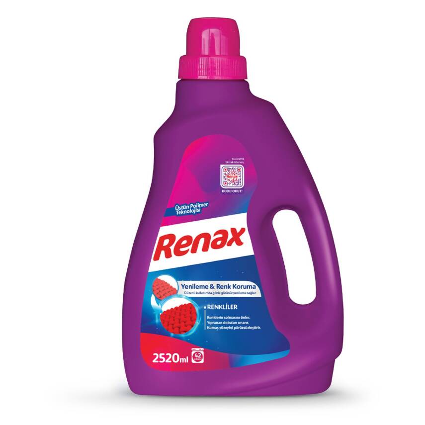 Renax Renkliler İçin Sıvı Bakım Deterjanı 2.52 L - 1