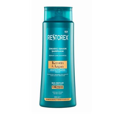 Restorex Keratin - Argan Onarıcı Bakım Şampuanı 500Ml - Restorex