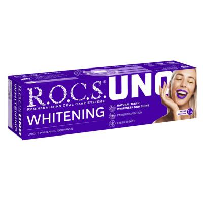 Rocs Uno Beyazlatıcı Diş Macunu 60 Ml / 74 G - Rocs