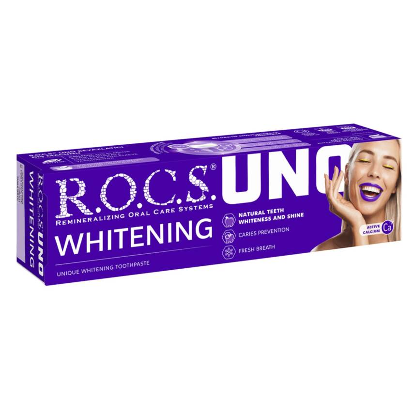 Rocs Uno Beyazlatıcı Diş Macunu 60 Ml / 74 G - 1