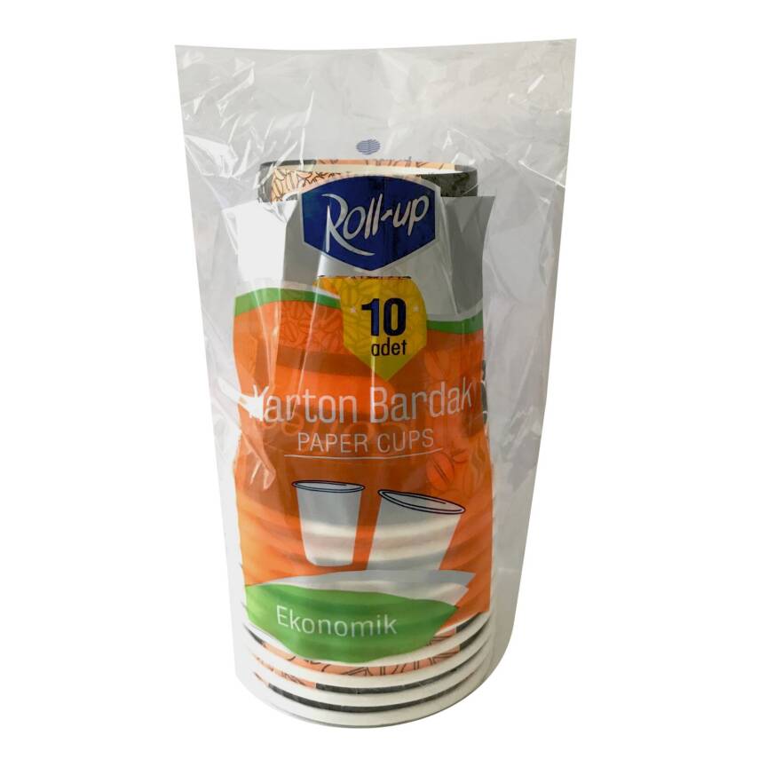 Roll-up Kahve Bardağı 8 Oz 10'lu - 1