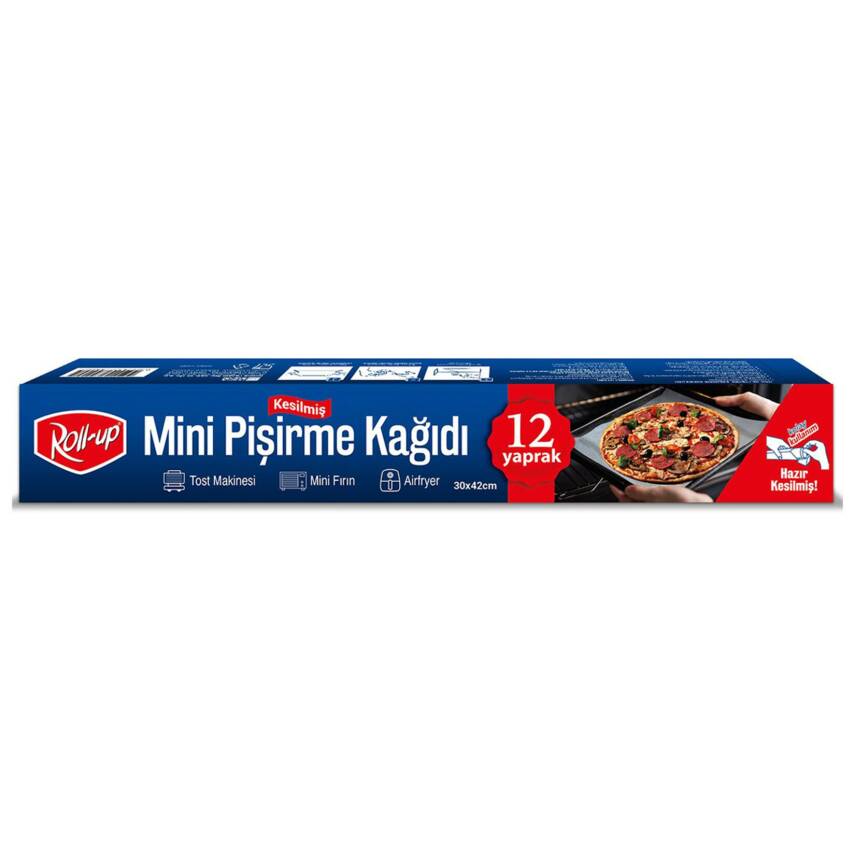 Roll-Up Kesilmiş Mini Pişirme Kağıdı 12'li - 1