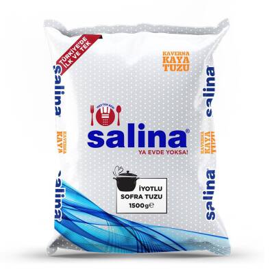 Salina İyotlu Sofra Tuzu 1.5 Kg - Salina