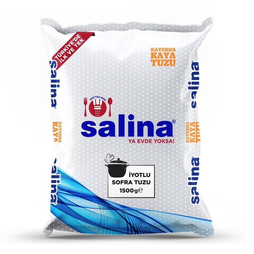 Salina İyotlu Sofra Tuzu 1.5 Kg - 1